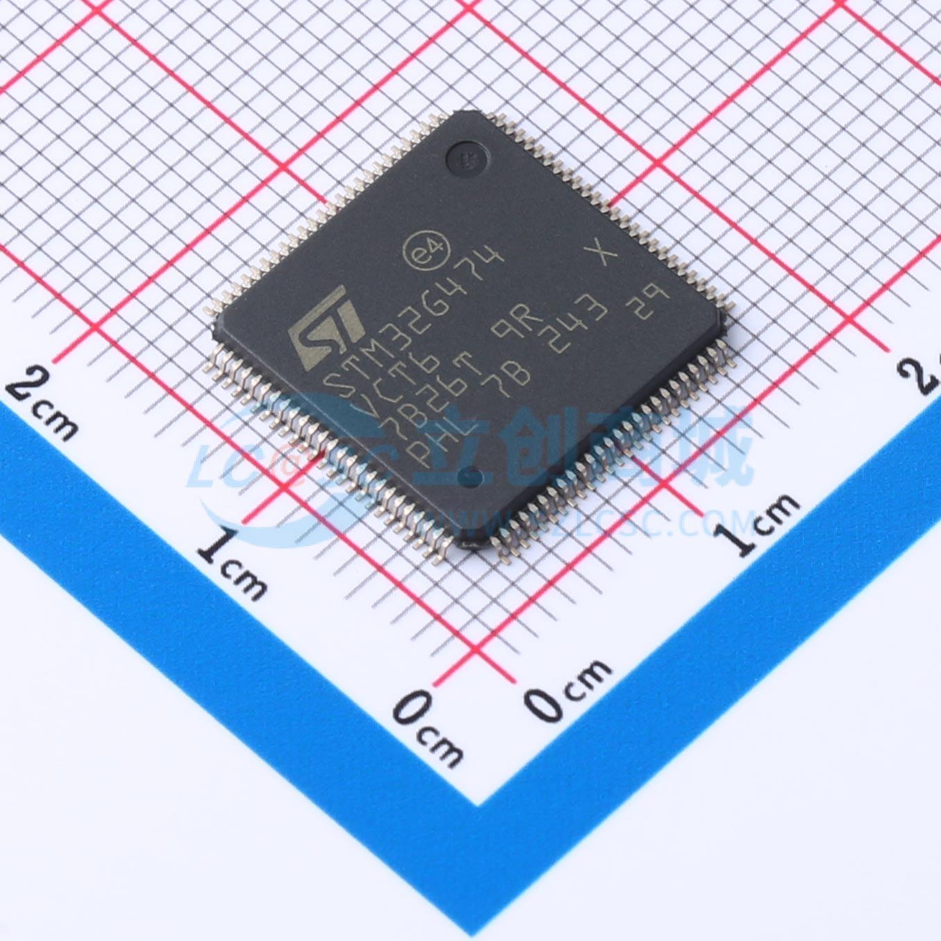 STM32G474VCT6实物图