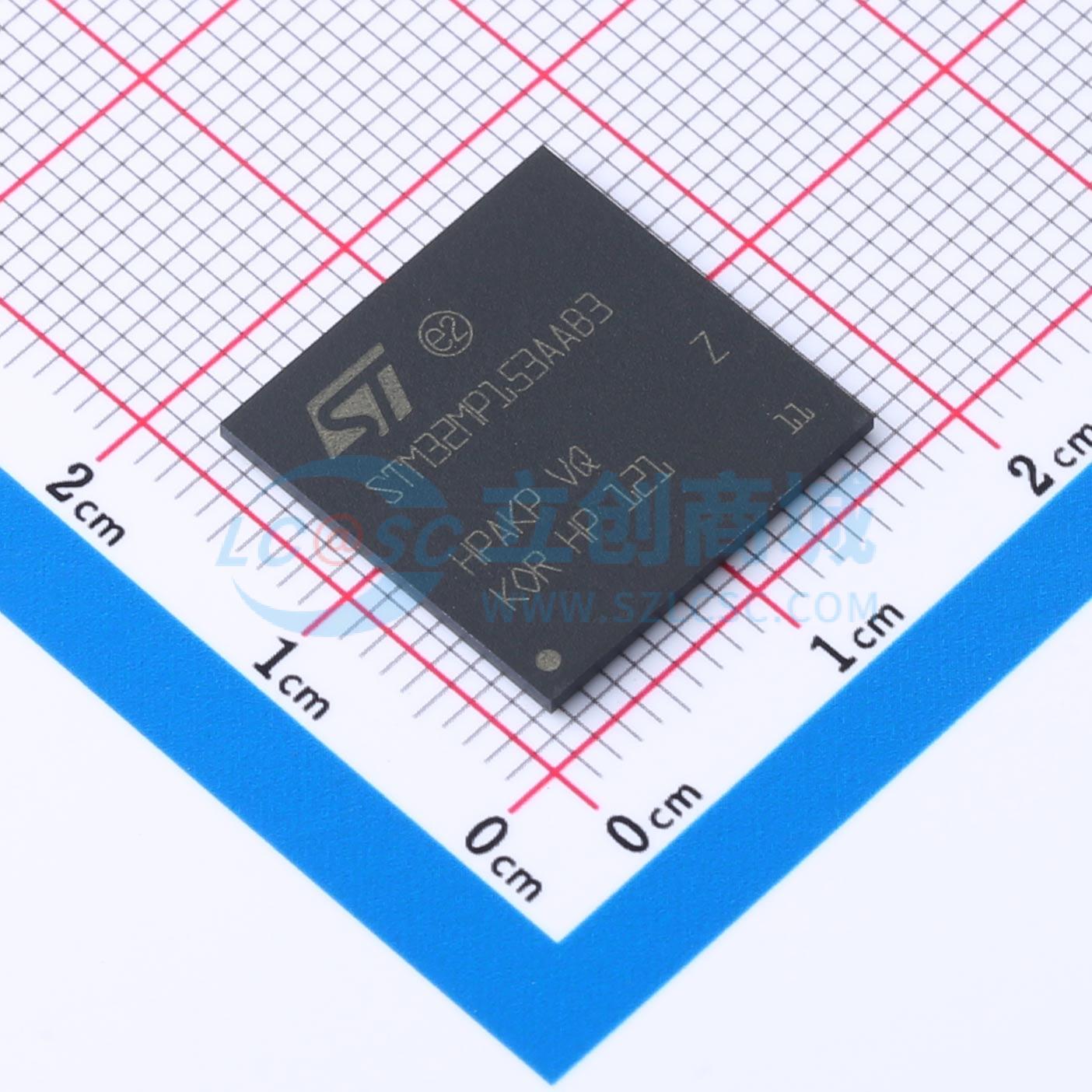 点击查看大图 STM32MP153AAB3实物图