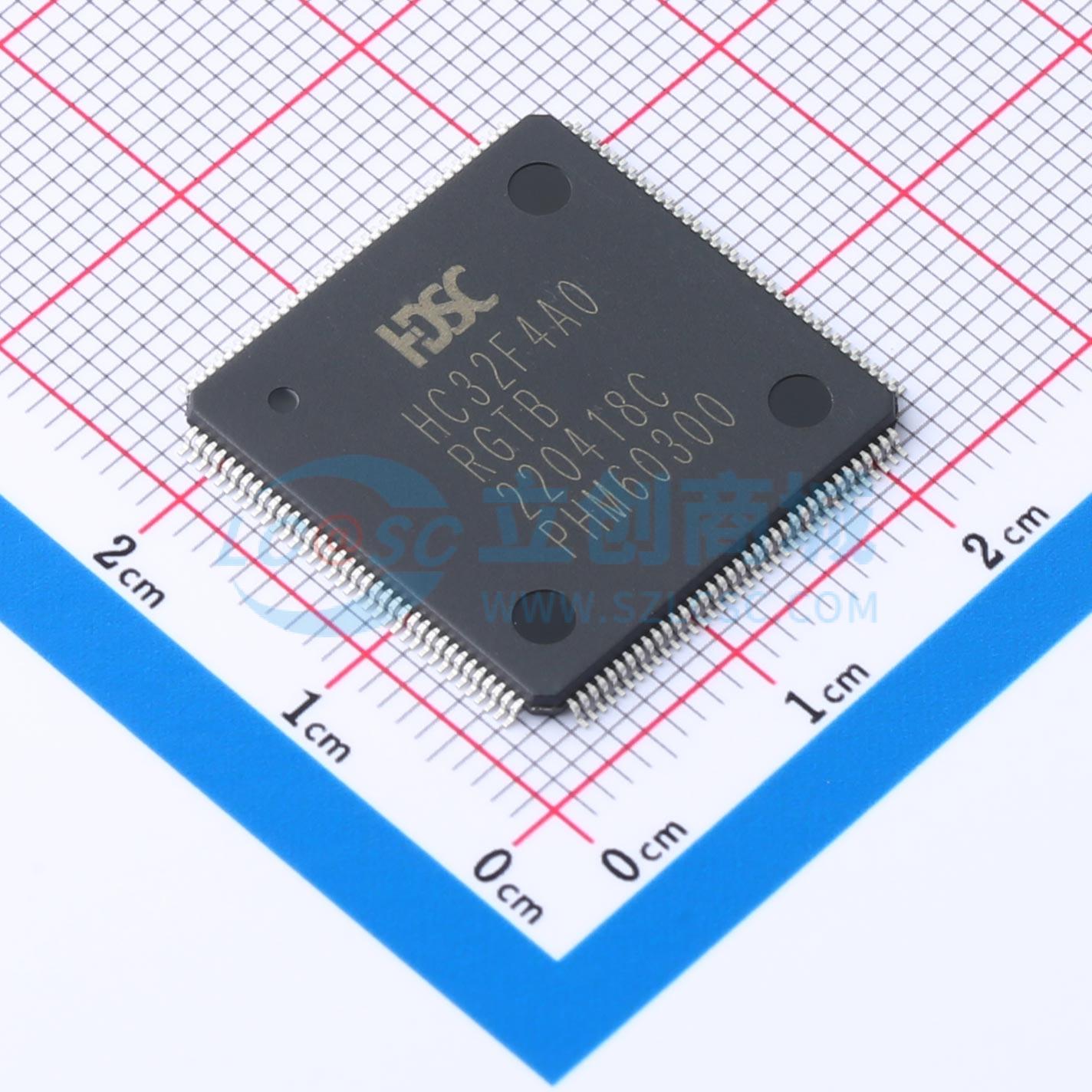 HC32F4A0RGTB-LQFP144实物图