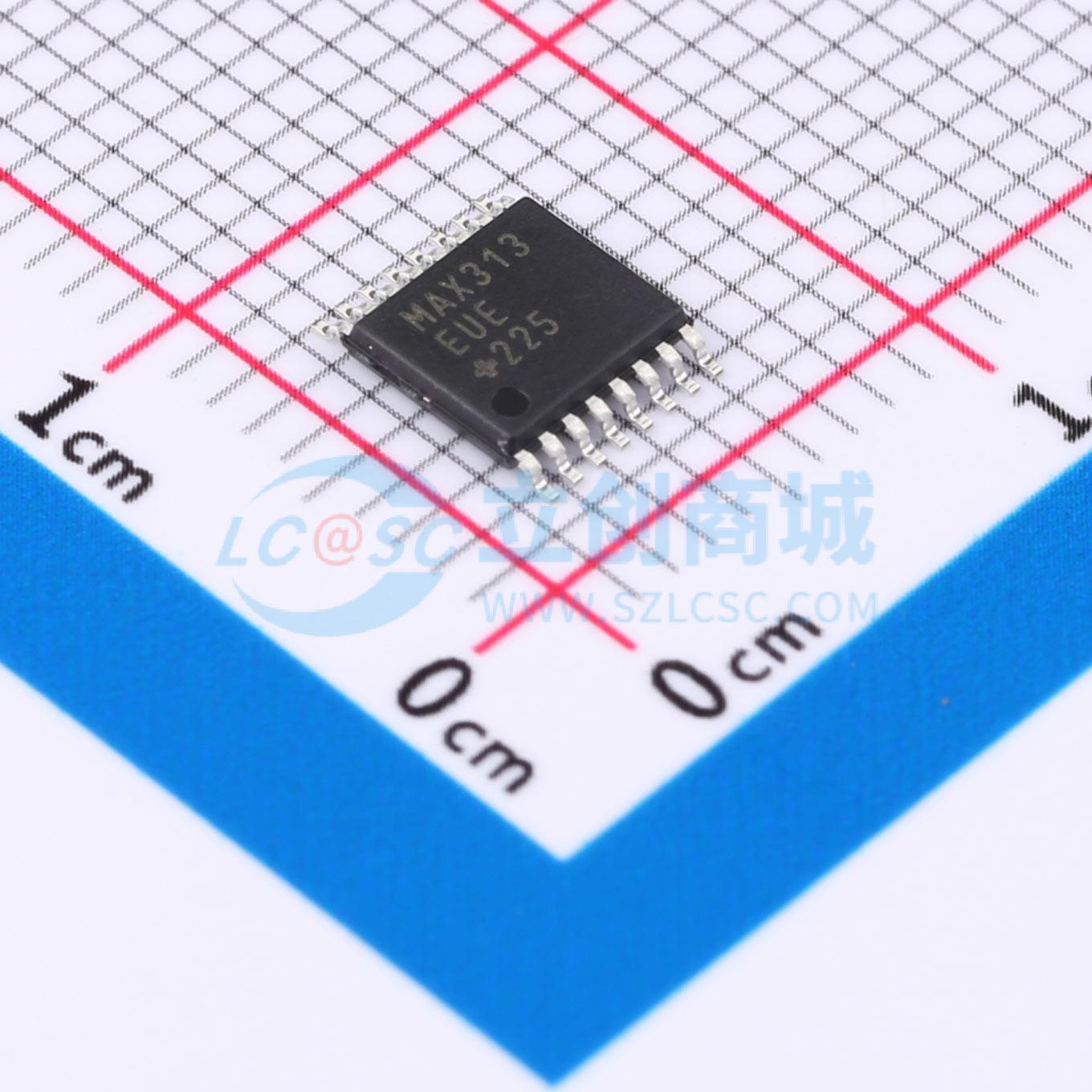 点击查看大图 MAX313EUE+T实物图