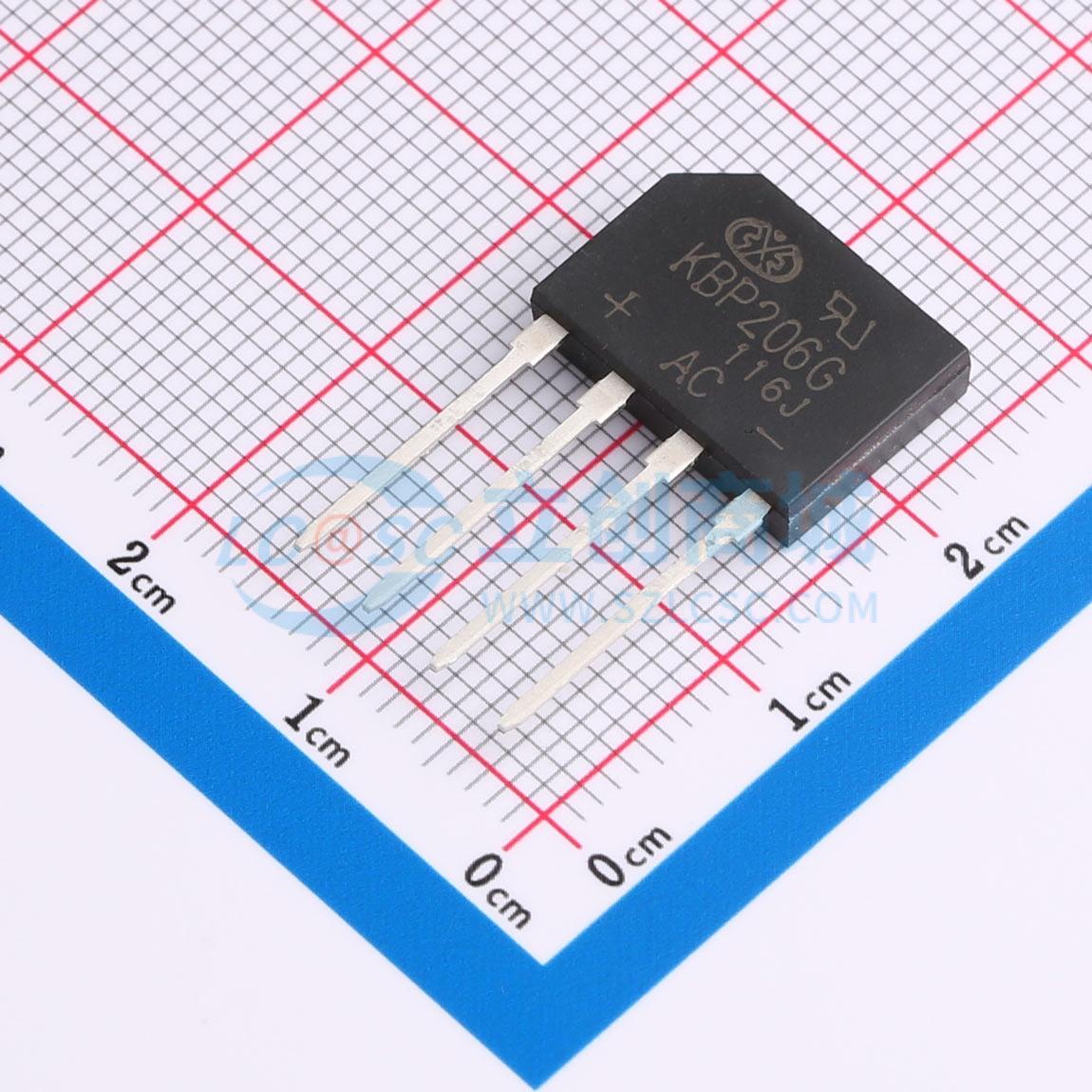 点击查看大图 KBP206G实物图