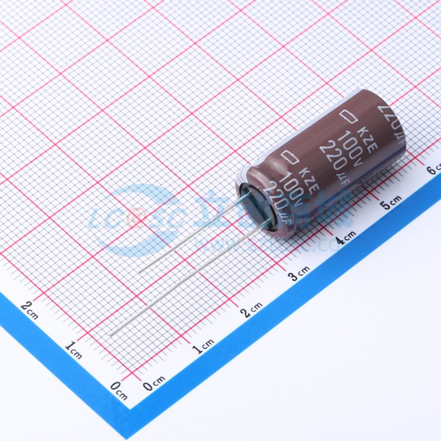 点击查看大图 EKZE101ELL221MK25S实物图