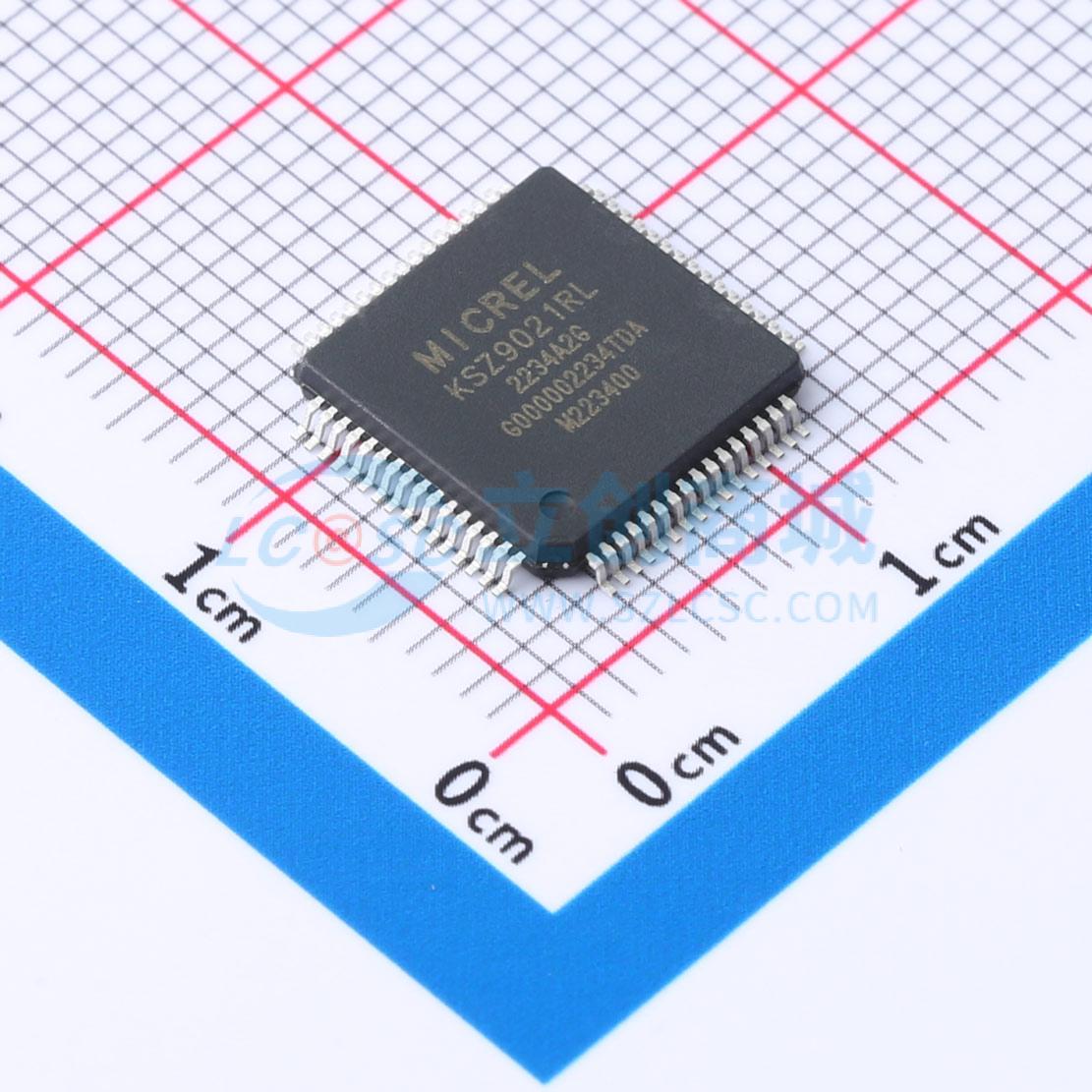 点击查看大图 KSZ9021RL实物图