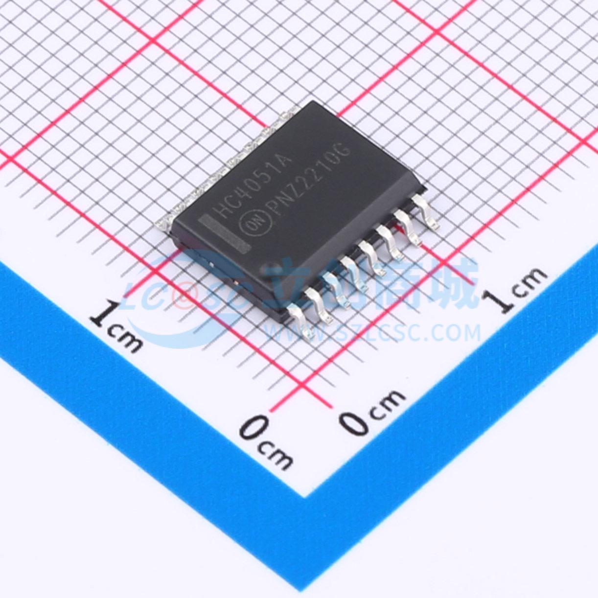 点击查看大图 MC74HC4051ADWR2G实物图