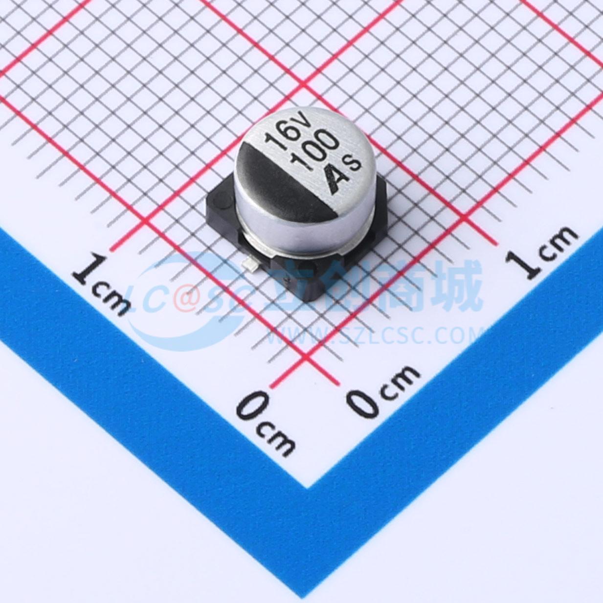 GVS1C101M0604实物图