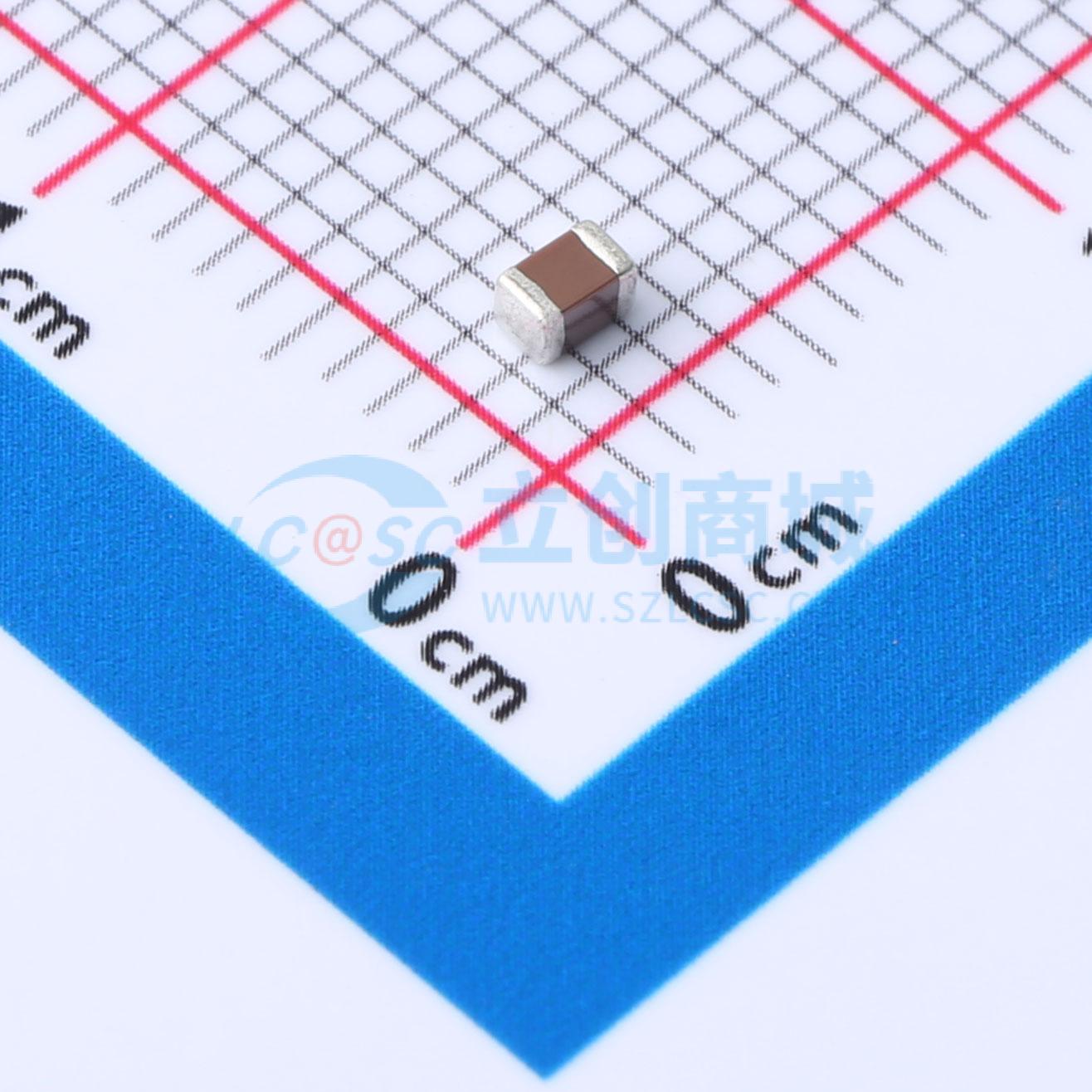 点击查看大图 CGA4J3X7S2A105KT0Y0S实物图