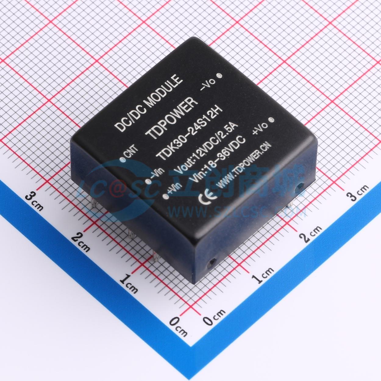 点击查看大图 TDK30-24S12H实物图