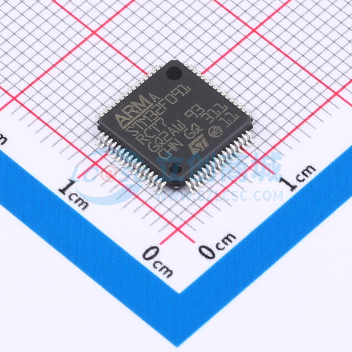 点击查看大图 STM32F091RCT7实物图