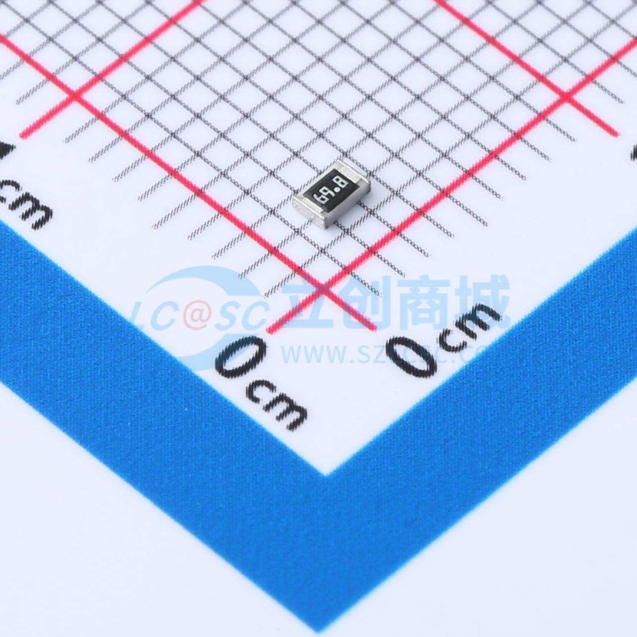 点击查看大图 ERJ6ENF69R8V实物图