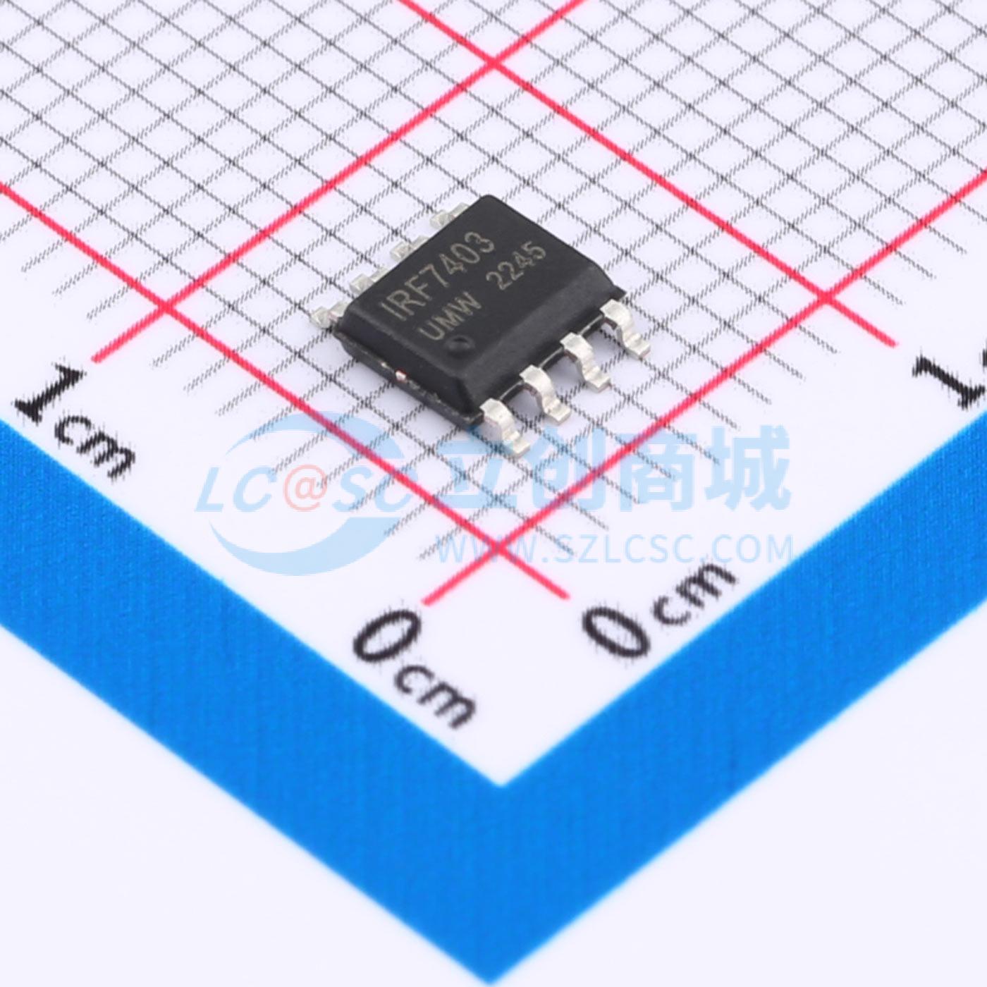 点击查看大图 IRF7403TR(UMW)实物图