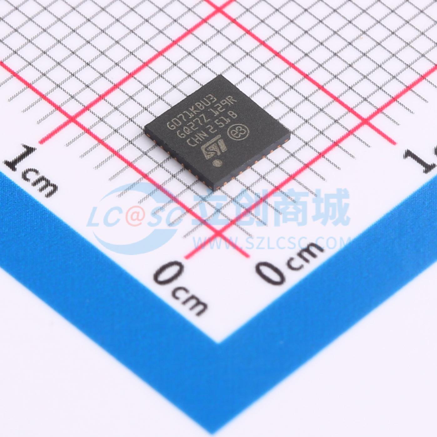 点击查看大图 STM32G071KBU3实物图