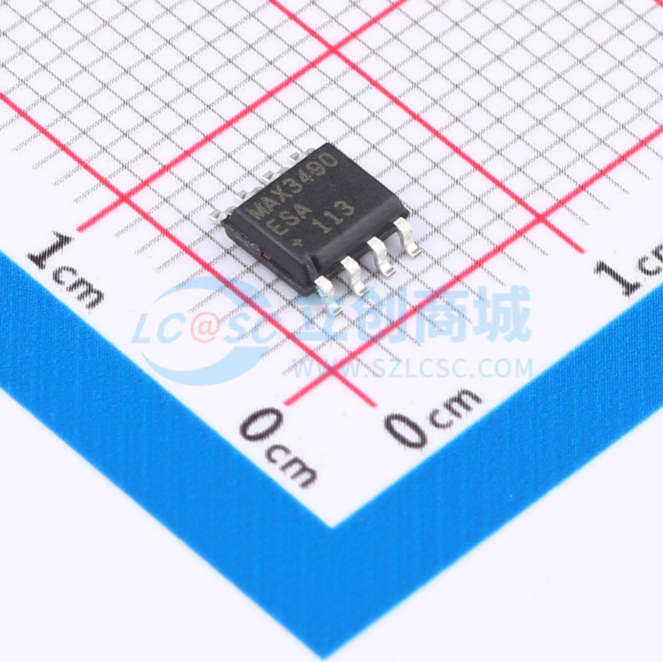 点击查看大图 MAX3490ESA实物图