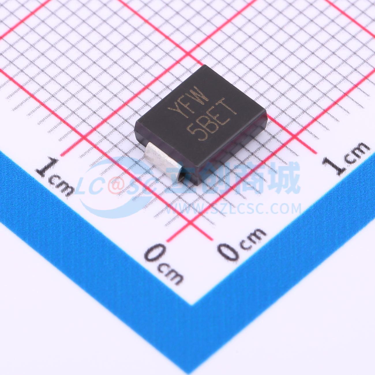 点击查看大图 5.0SMDJ16CA实物图