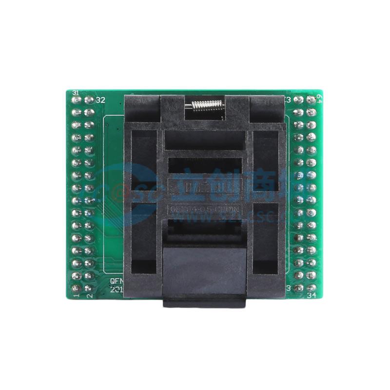 单层板QFP64-0.5 翻盖实物图