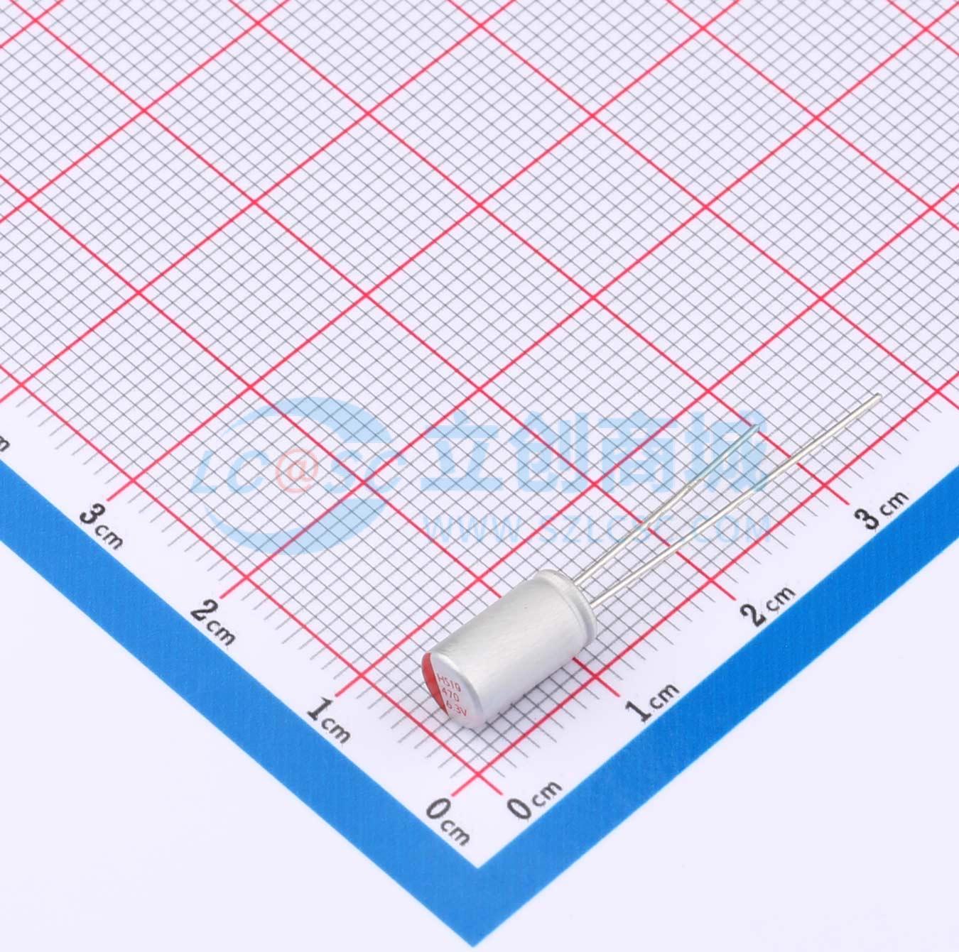 点击查看大图 HS0J477M5509PC实物图