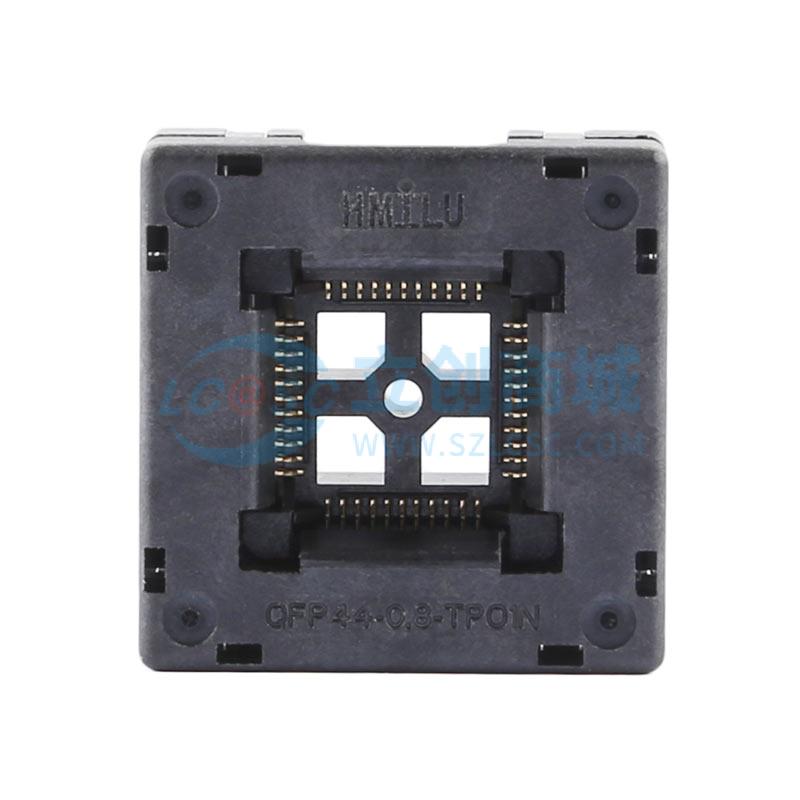 老化座QFP44-0.8 下压弹片实物图