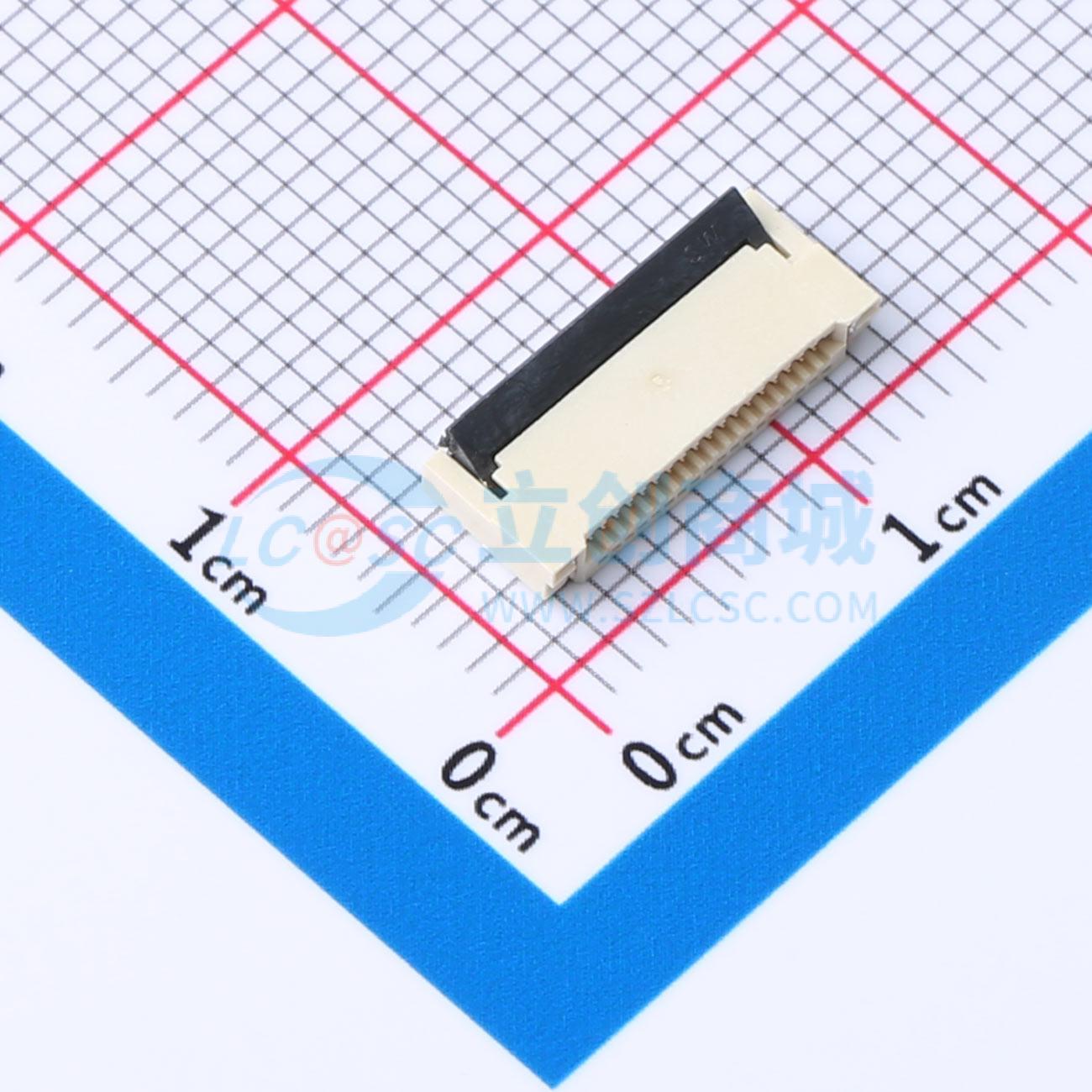 点击查看大图 FPC 0.5-18P HYH2.0实物图