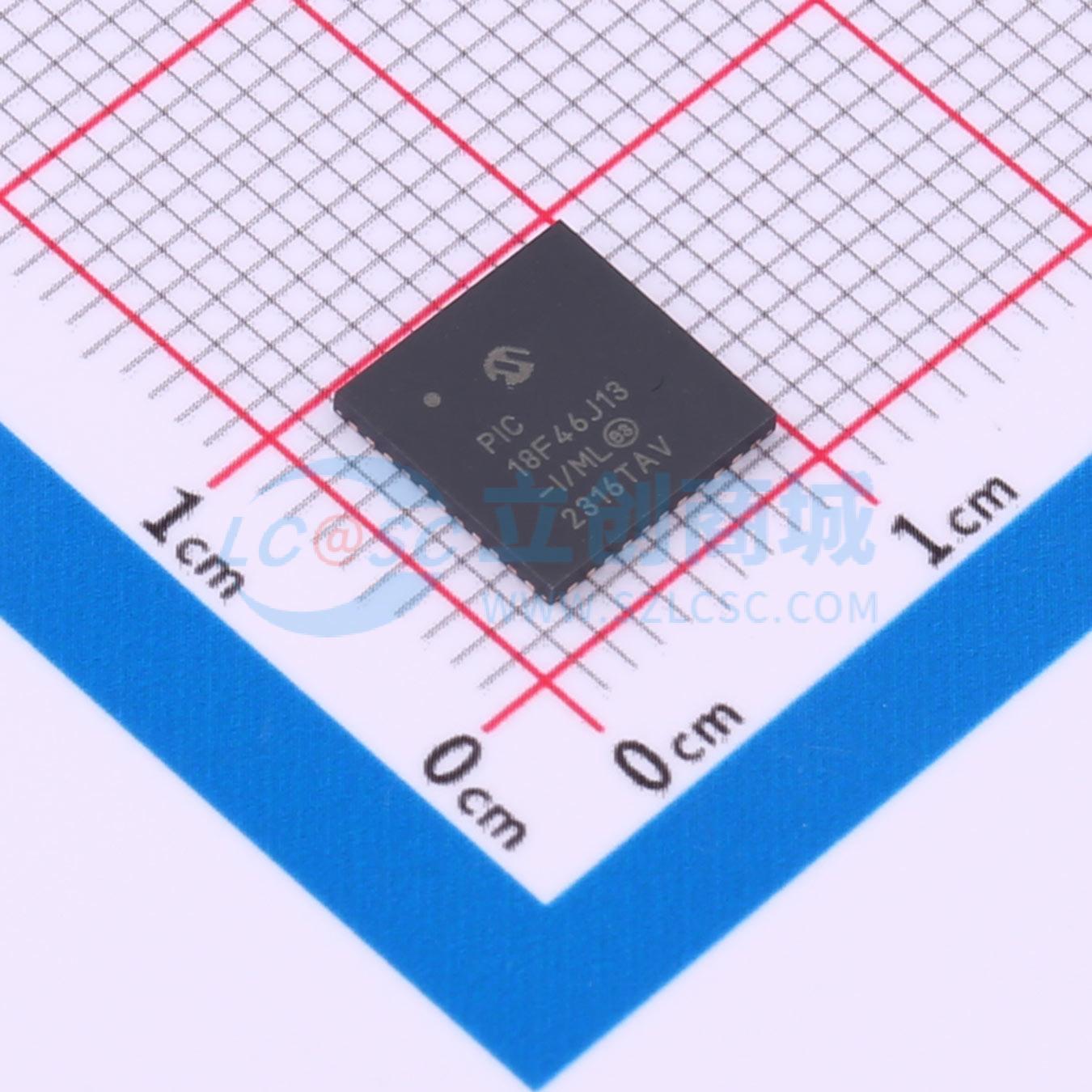 点击查看大图 PIC18F46J13-I/ML实物图