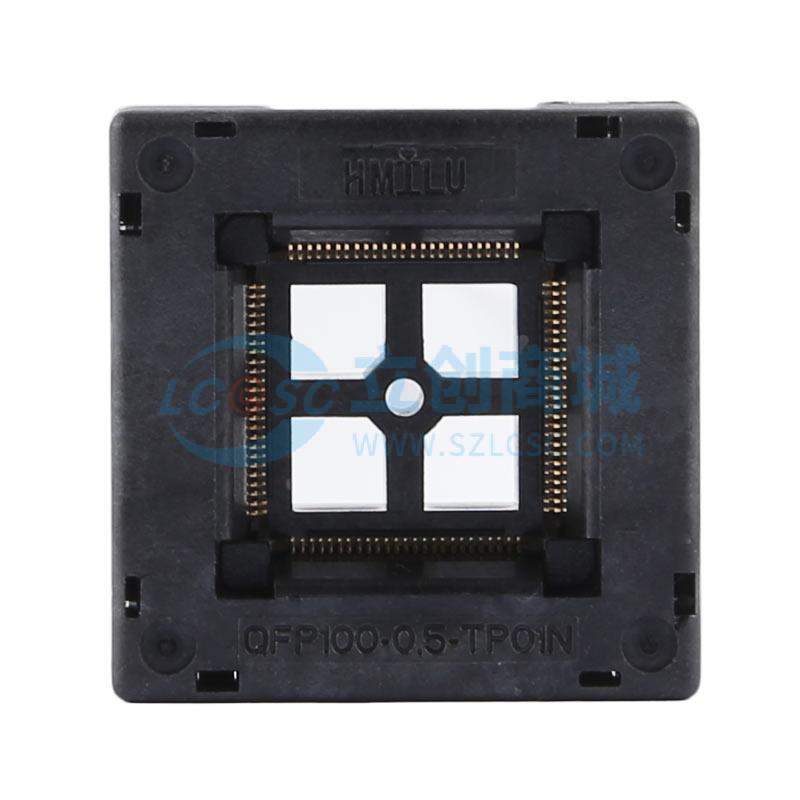 老化座QFP100-0.5 下压弹片实物图