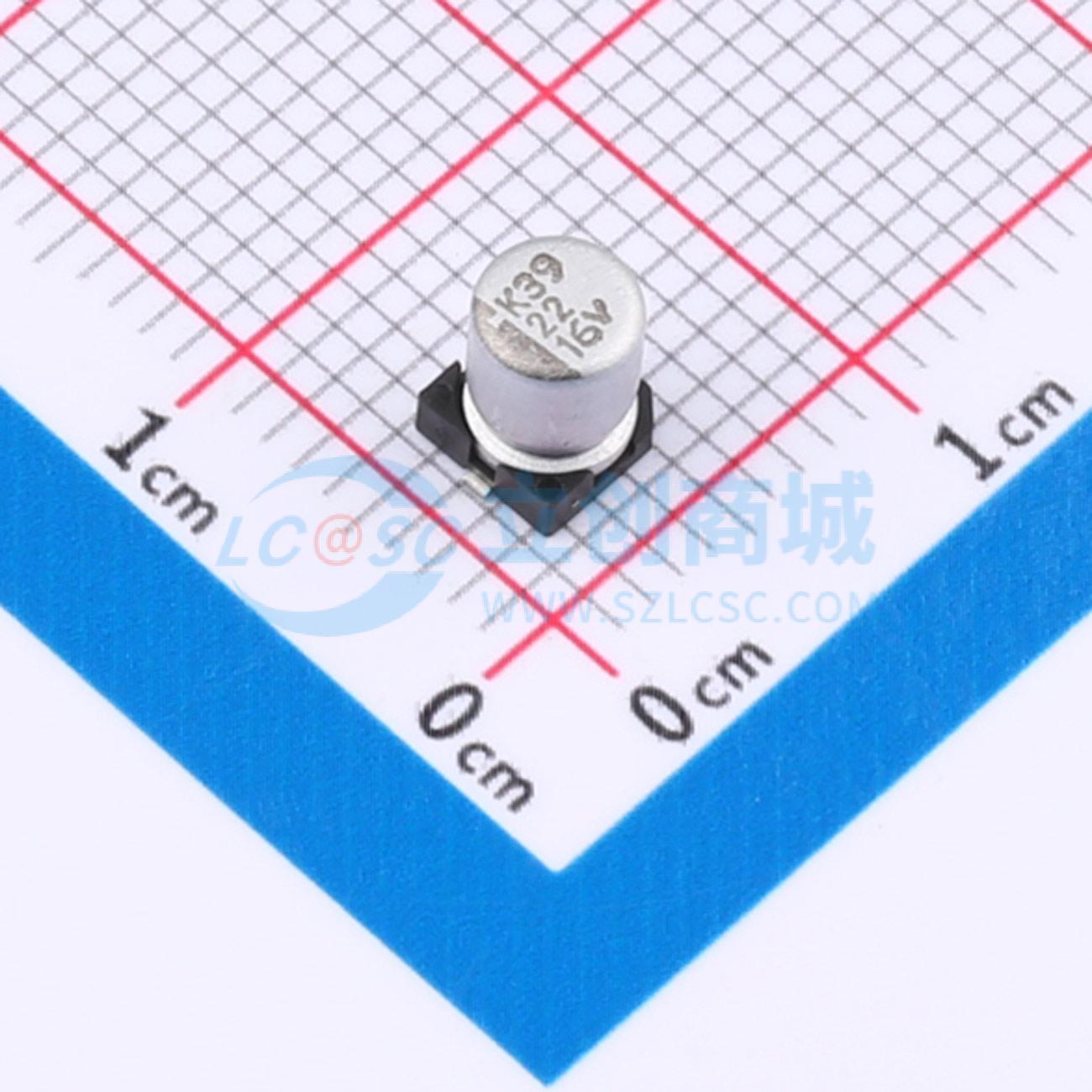 点击查看大图 MVK16V22M4*5 4.0TP实物图