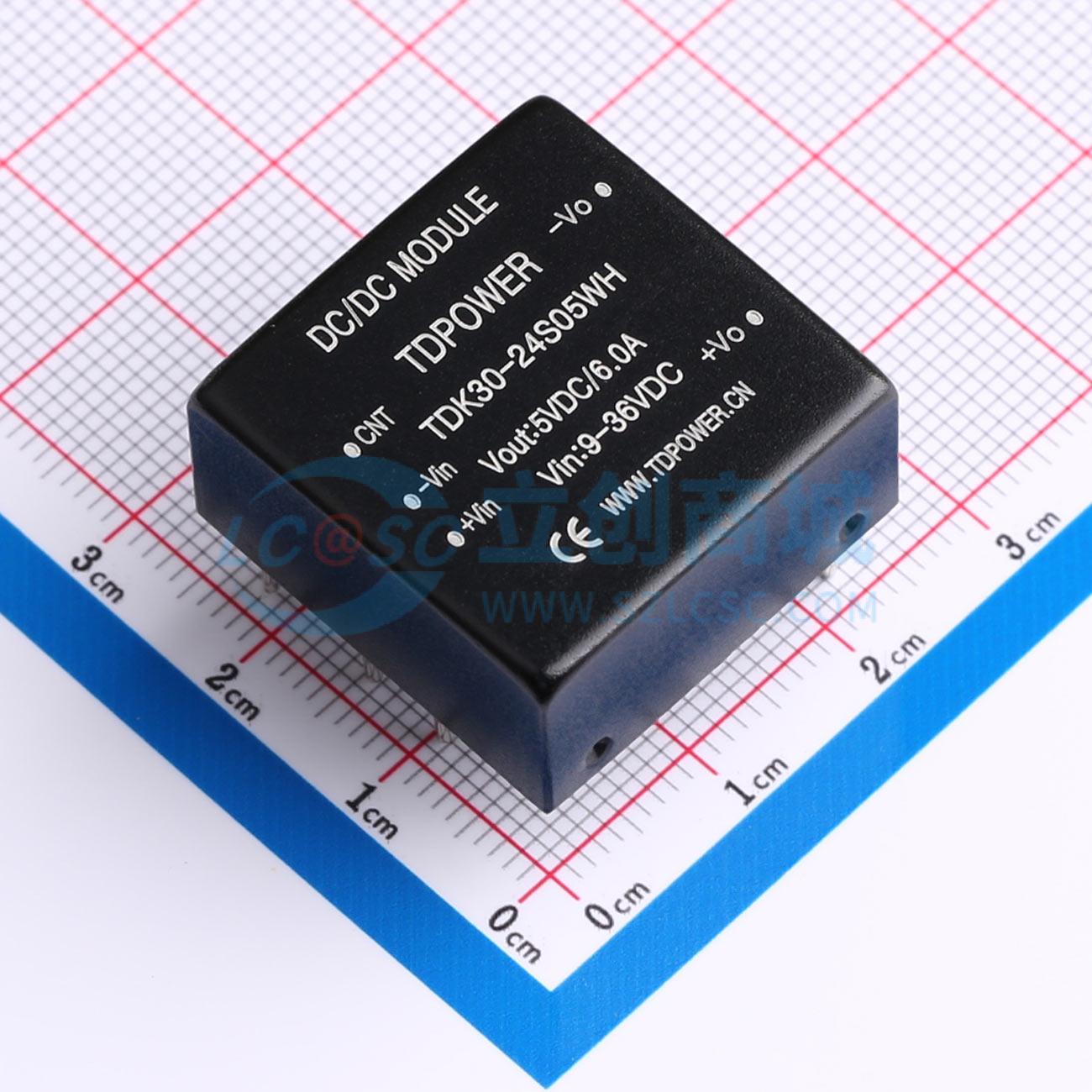 点击查看大图 TDK30-24S05WH实物图