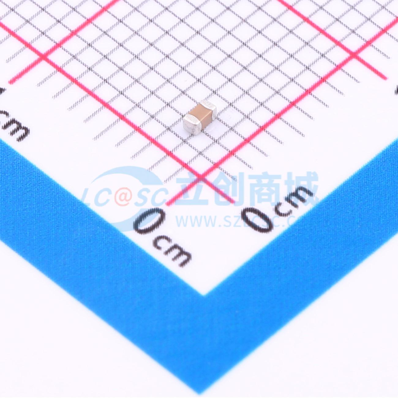 点击查看大图 0603B103M500NT实物图