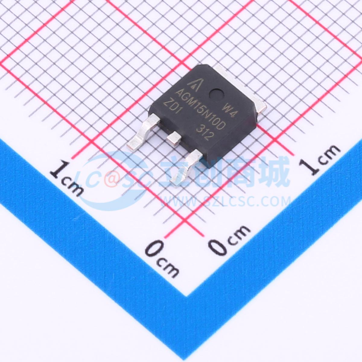 点击查看大图 AGM15N10D实物图