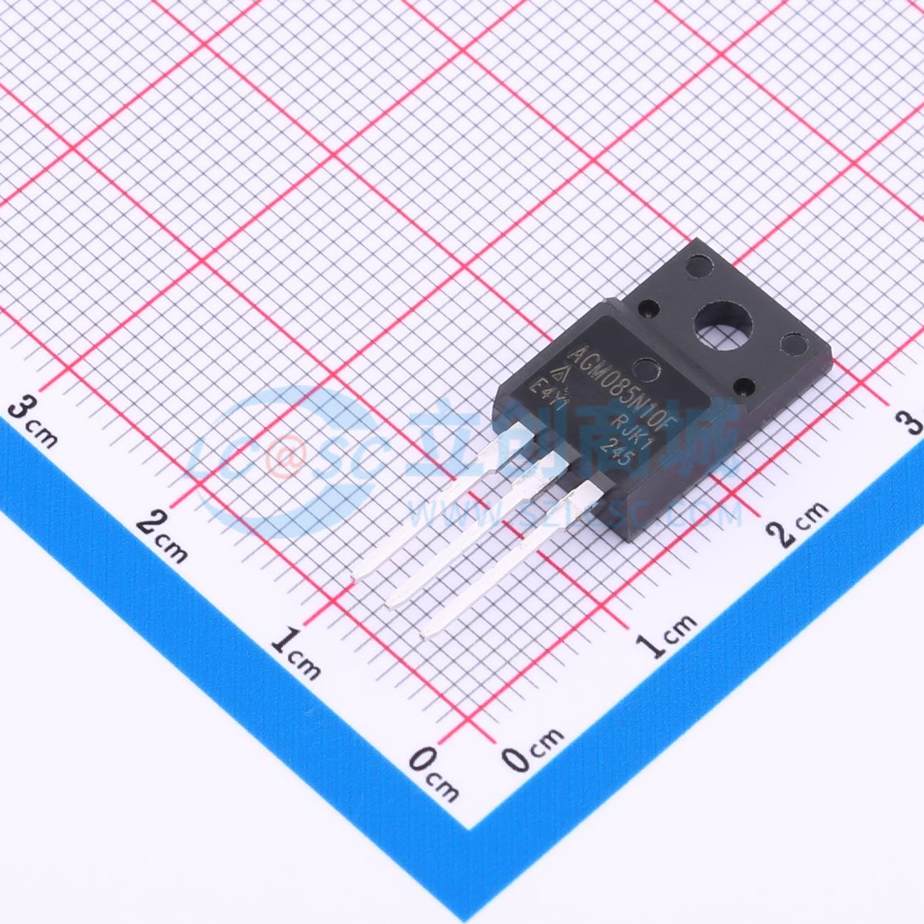 点击查看大图 AGM085N10F实物图