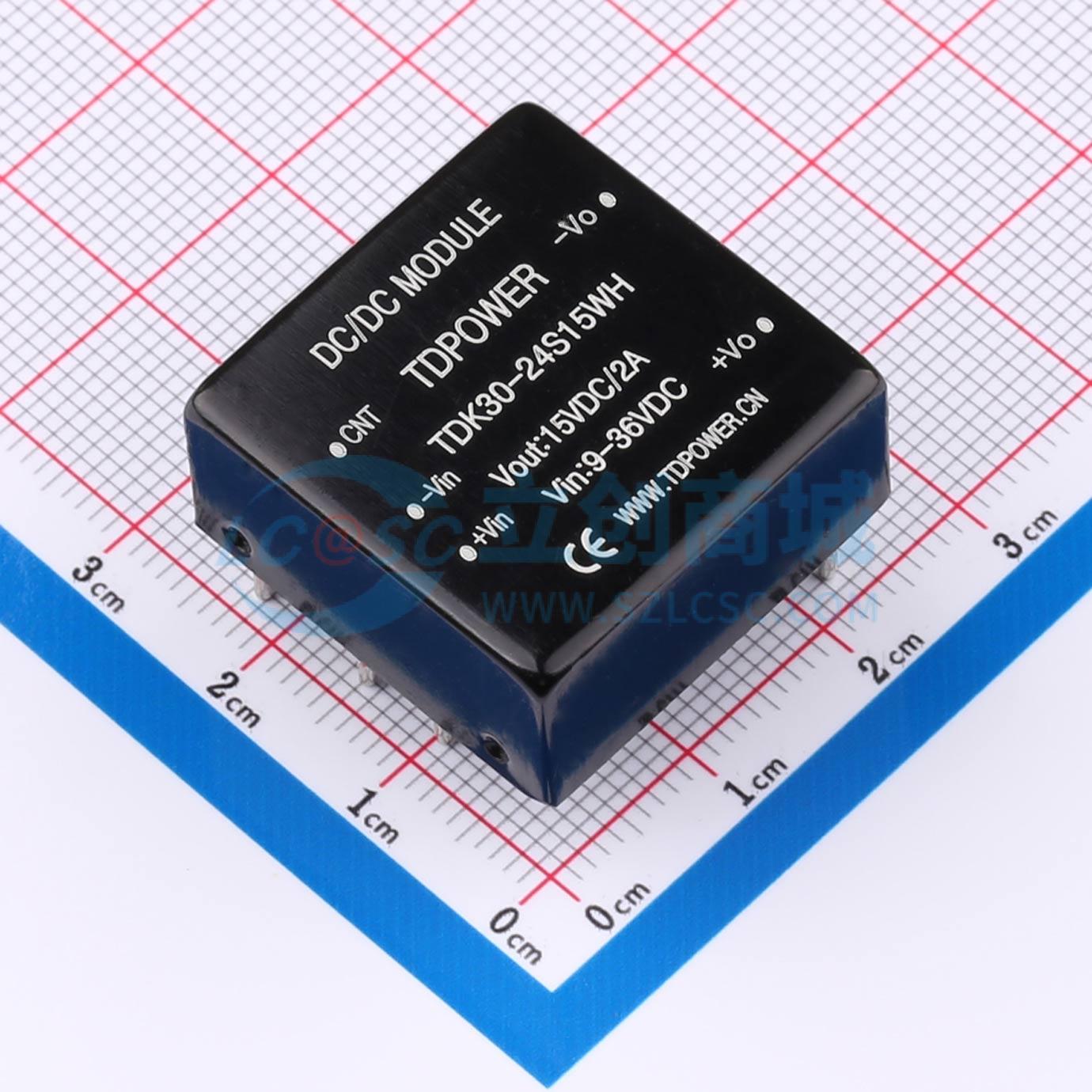 点击查看大图 TDK30-24S15WH实物图