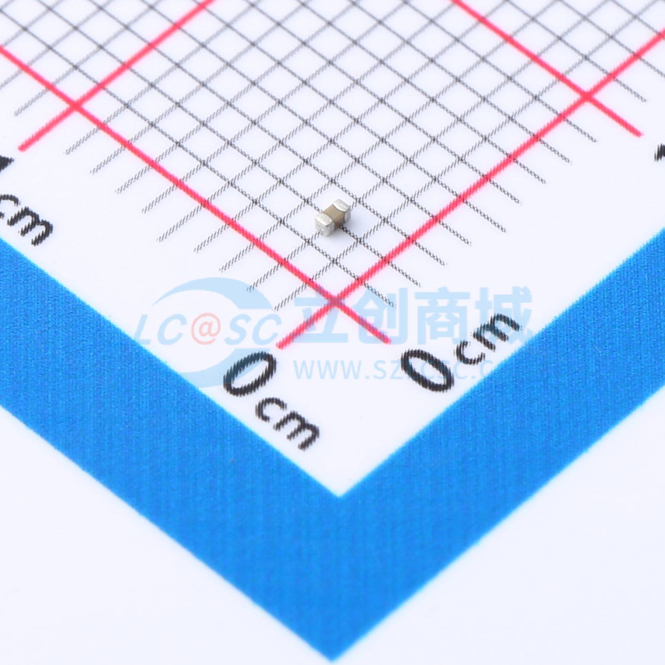 点击查看大图 0402B183K500NT实物图