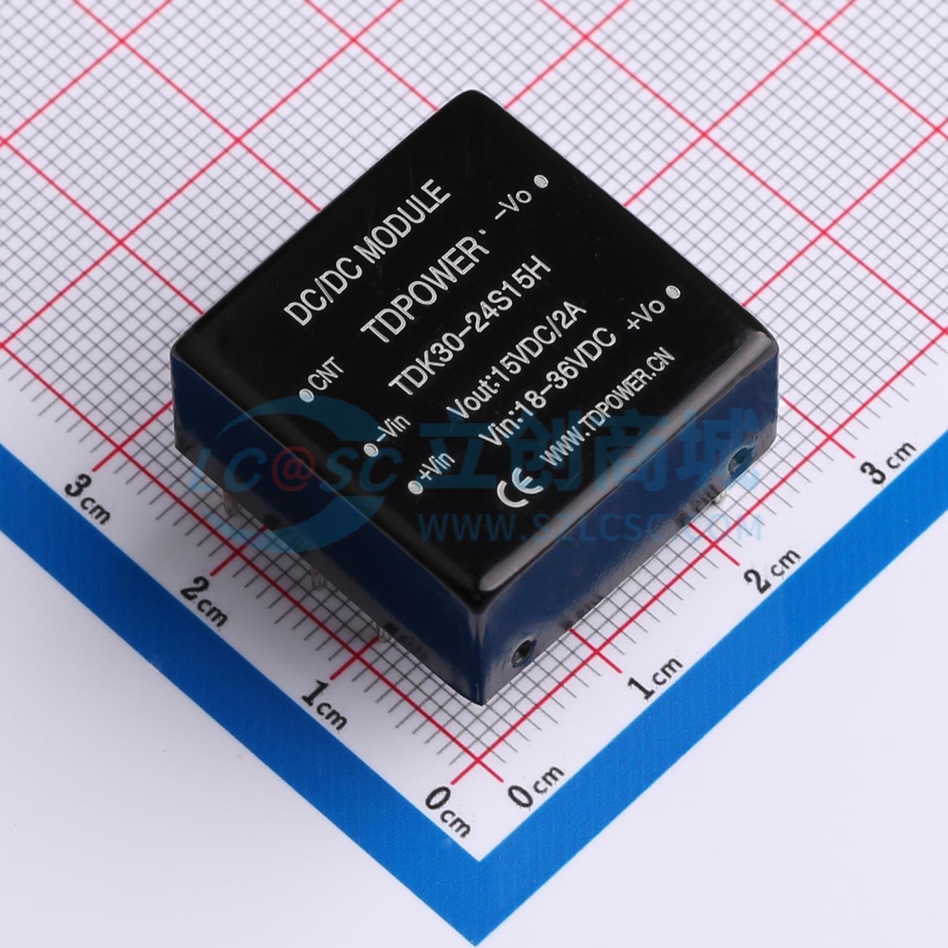 点击查看大图 TDK30-24S15H实物图