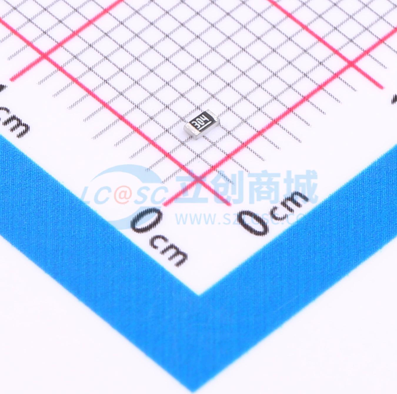 点击查看大图 ACR0603F300K实物图