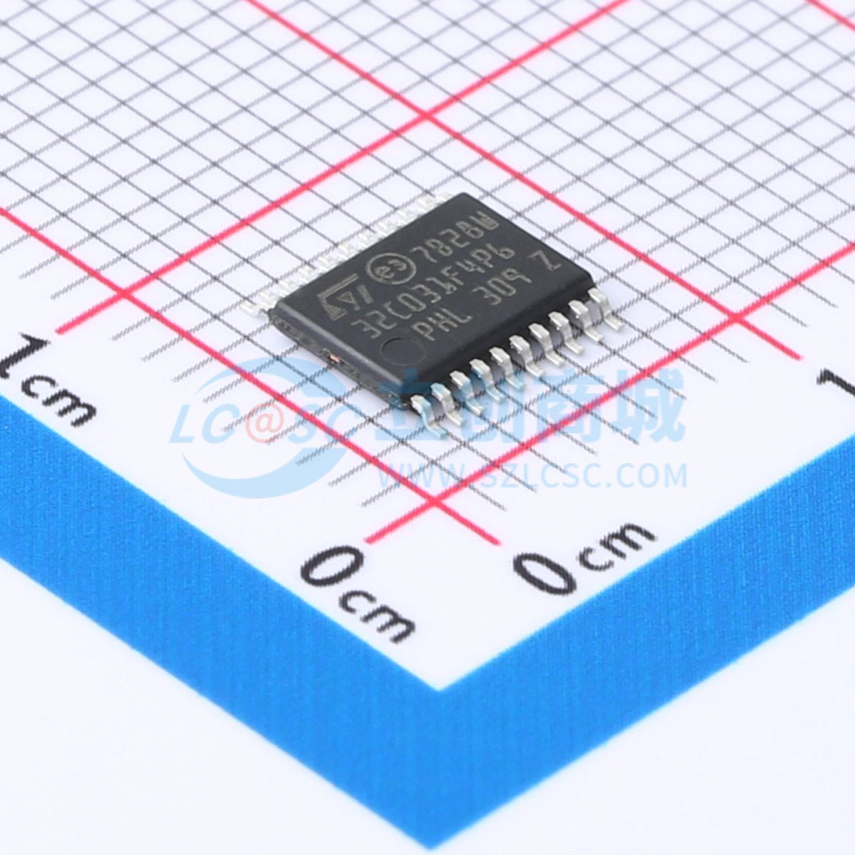 点击查看大图 STM32C031F4P6实物图