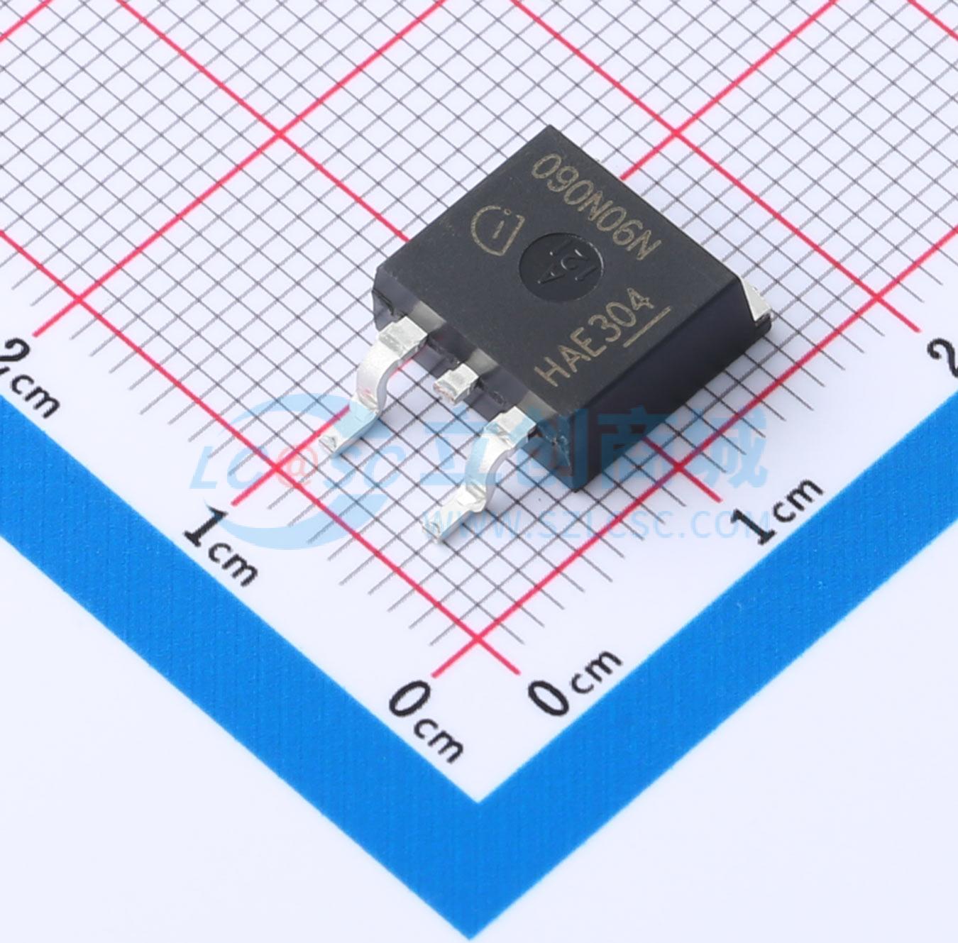 点击查看大图 IPB090N06N3 G实物图