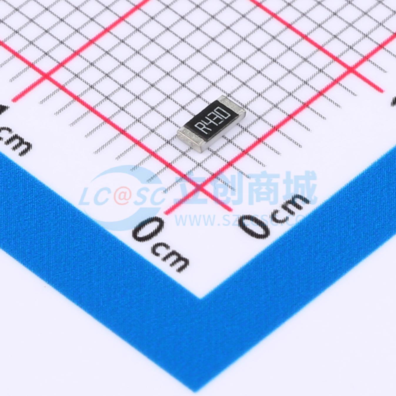 点击查看大图 RL1206FR-7W0R43L实物图