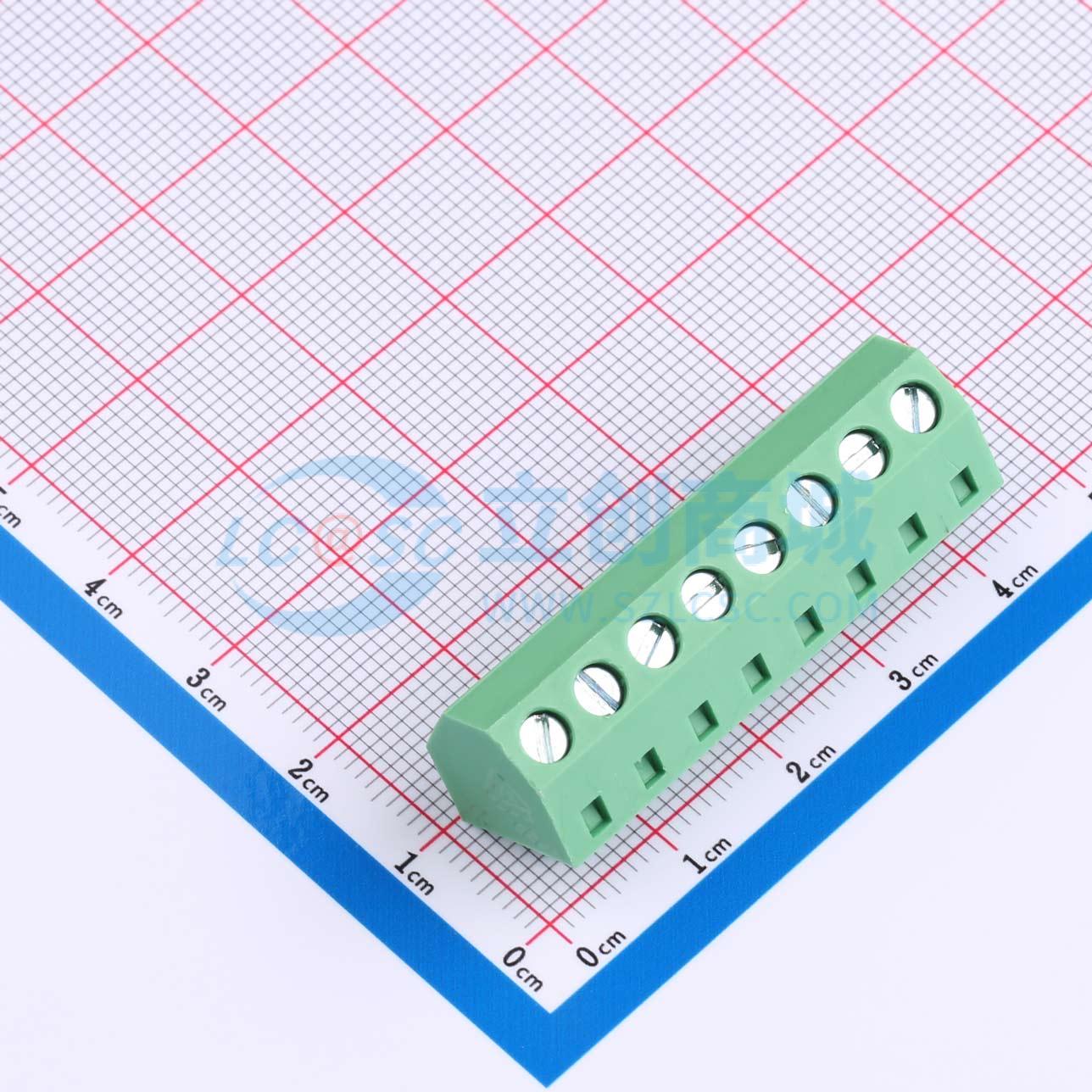 点击查看大图 DB127S-5.08-8P-GN-S实物图