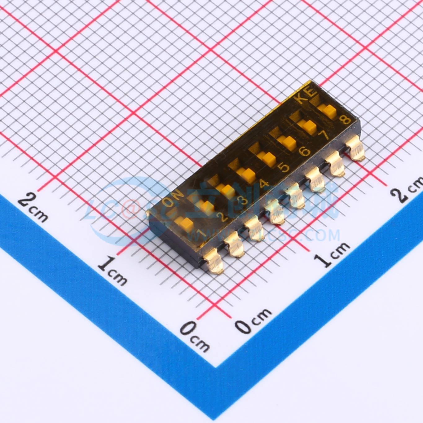 2.54-8P TPPT实物图