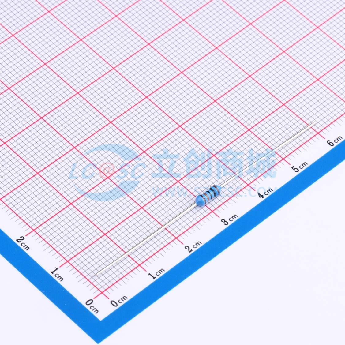 点击查看大图 MFR-25FBF52-100K实物图
