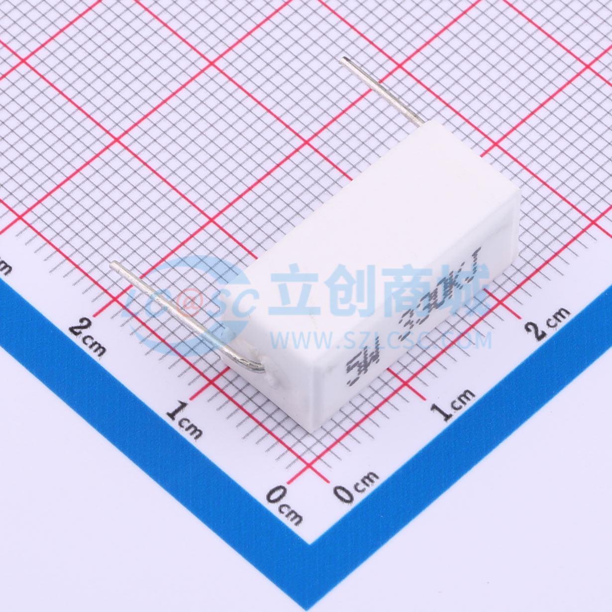 点击查看大图 SQP5W-330K±5%-9M实物图