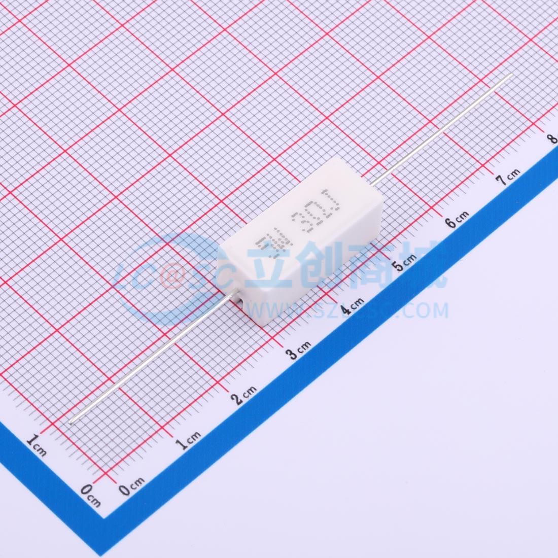 点击查看大图 SQP5W-3Ω±5%-9P实物图
