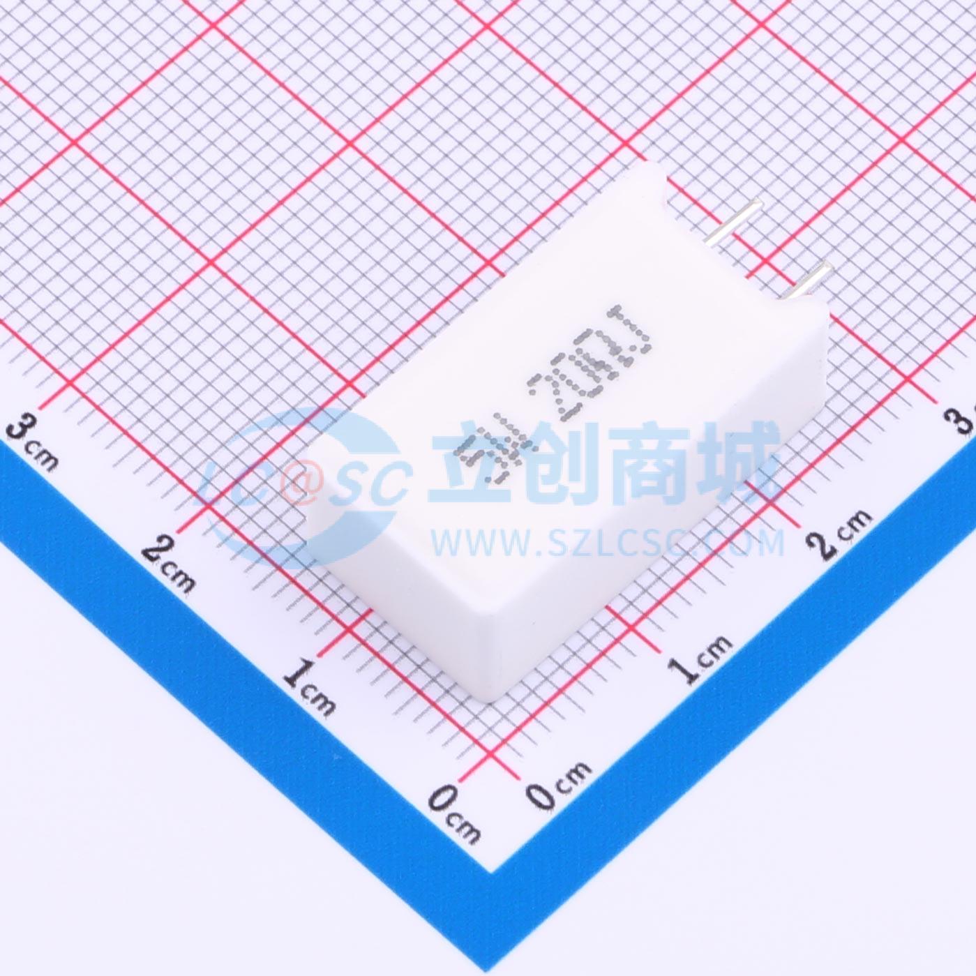 SQM5W-20Ω±5%-9P实物图