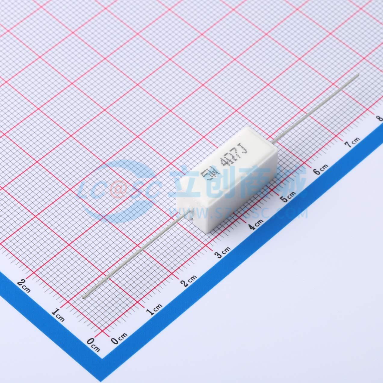 点击查看大图 SQP5W-4Ω7±5%-9P实物图