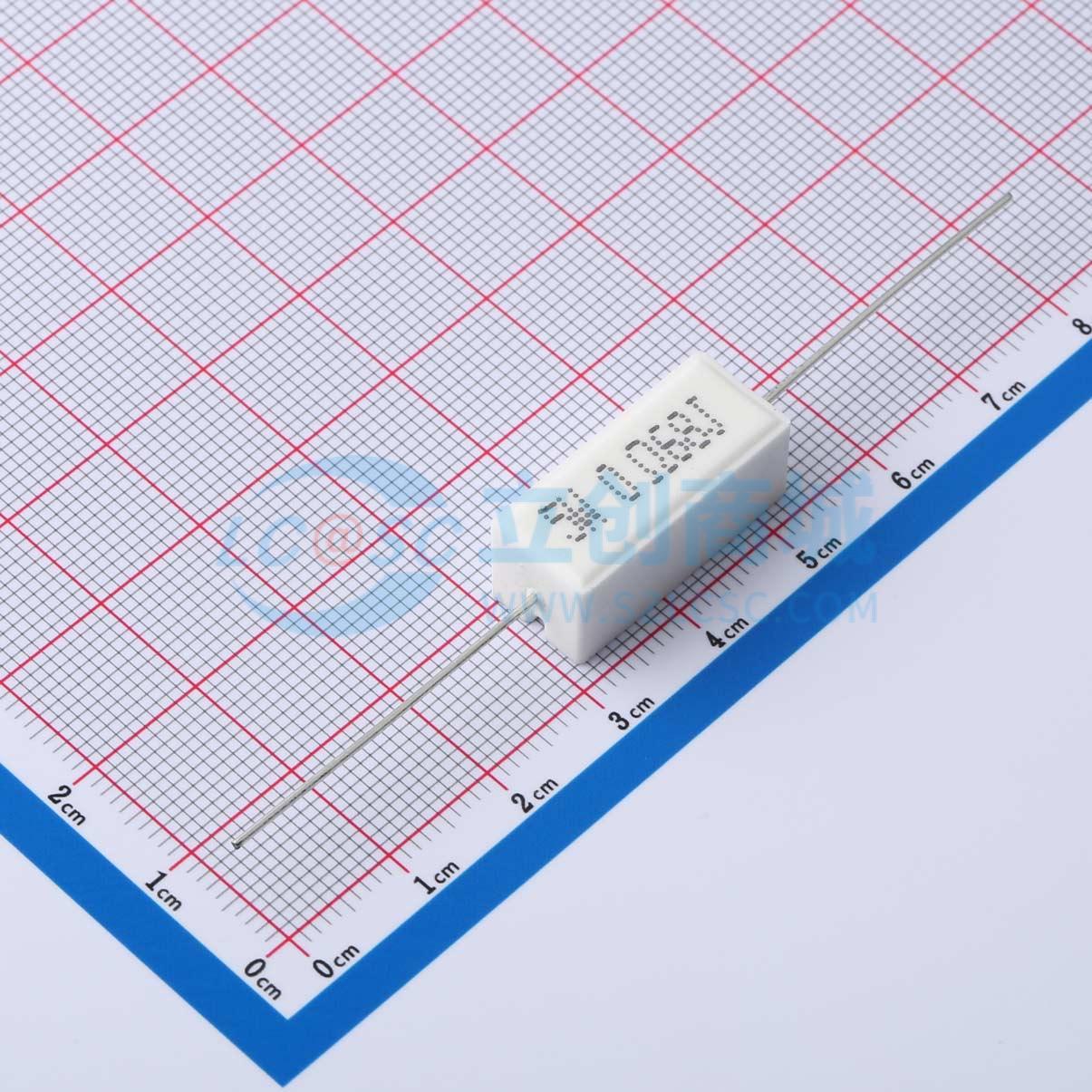 点击查看大图 SQP5W-0Ω68±5%-9P实物图