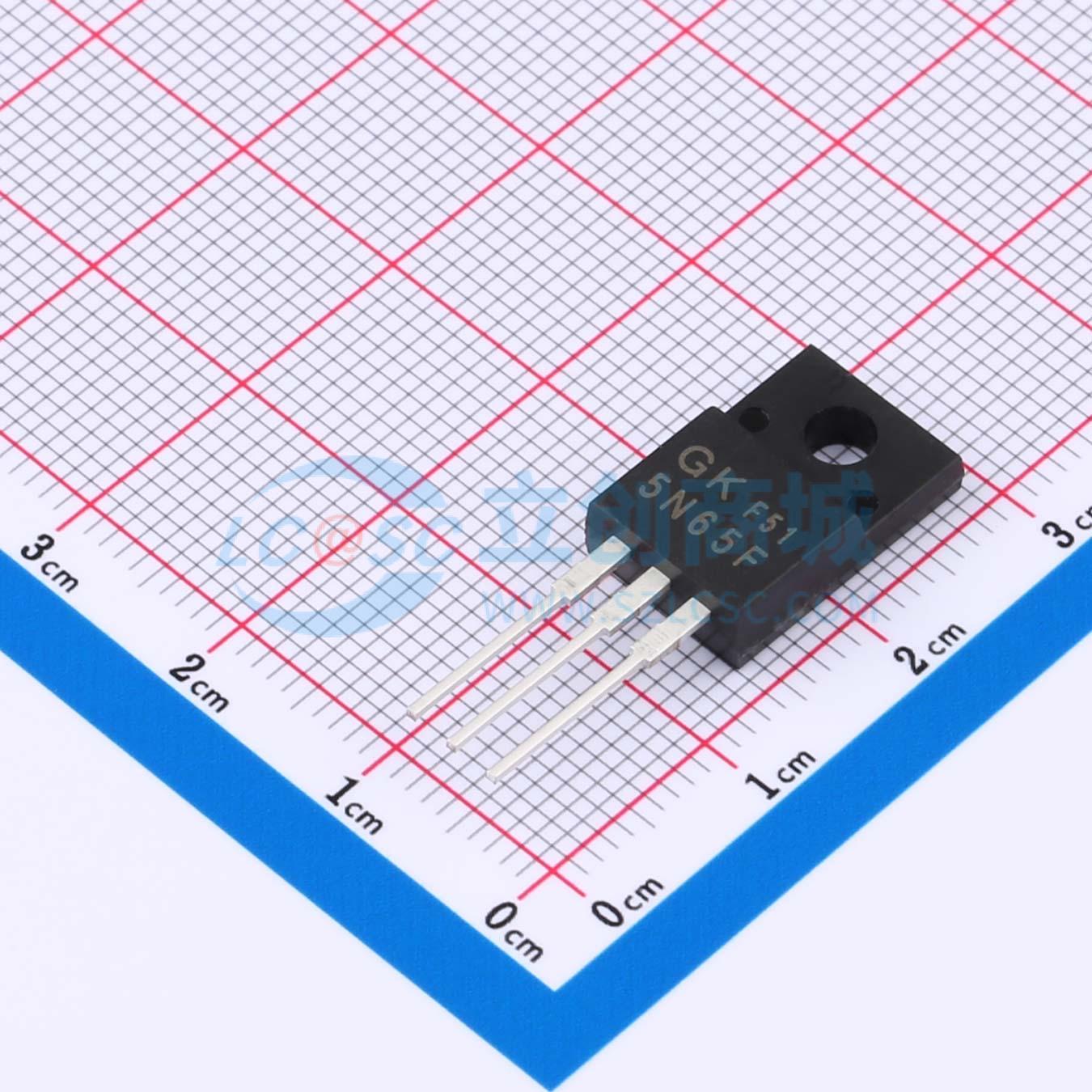 点击查看大图 5N65F实物图