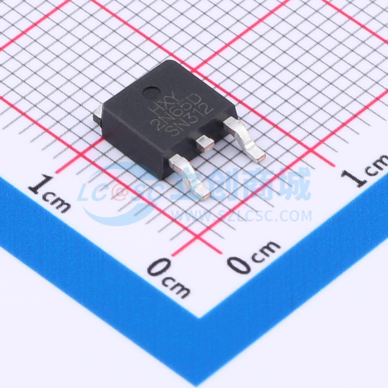 点击查看大图 HXY2N65D实物图