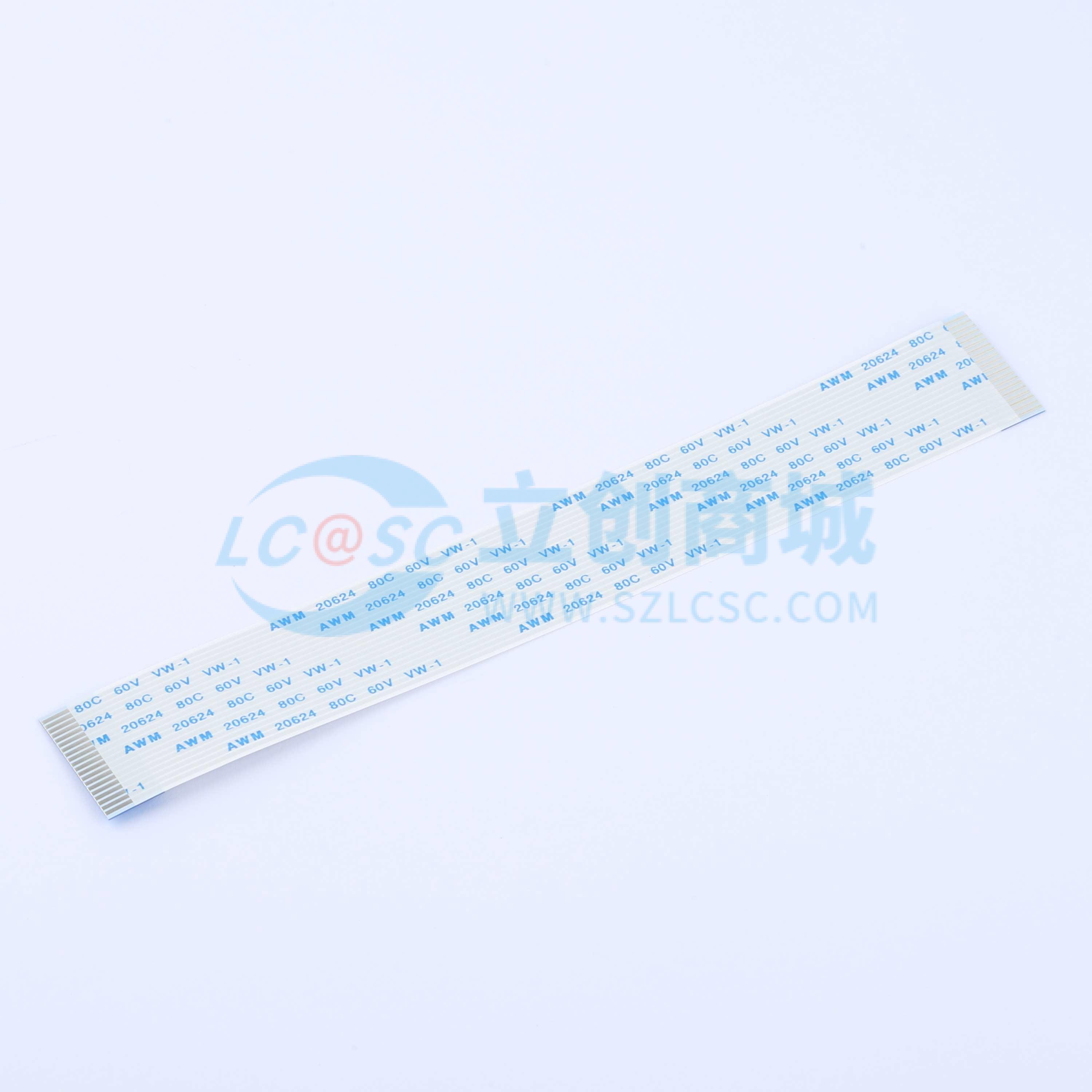 点击查看大图 FFC-1.0-20P-150mm实物图