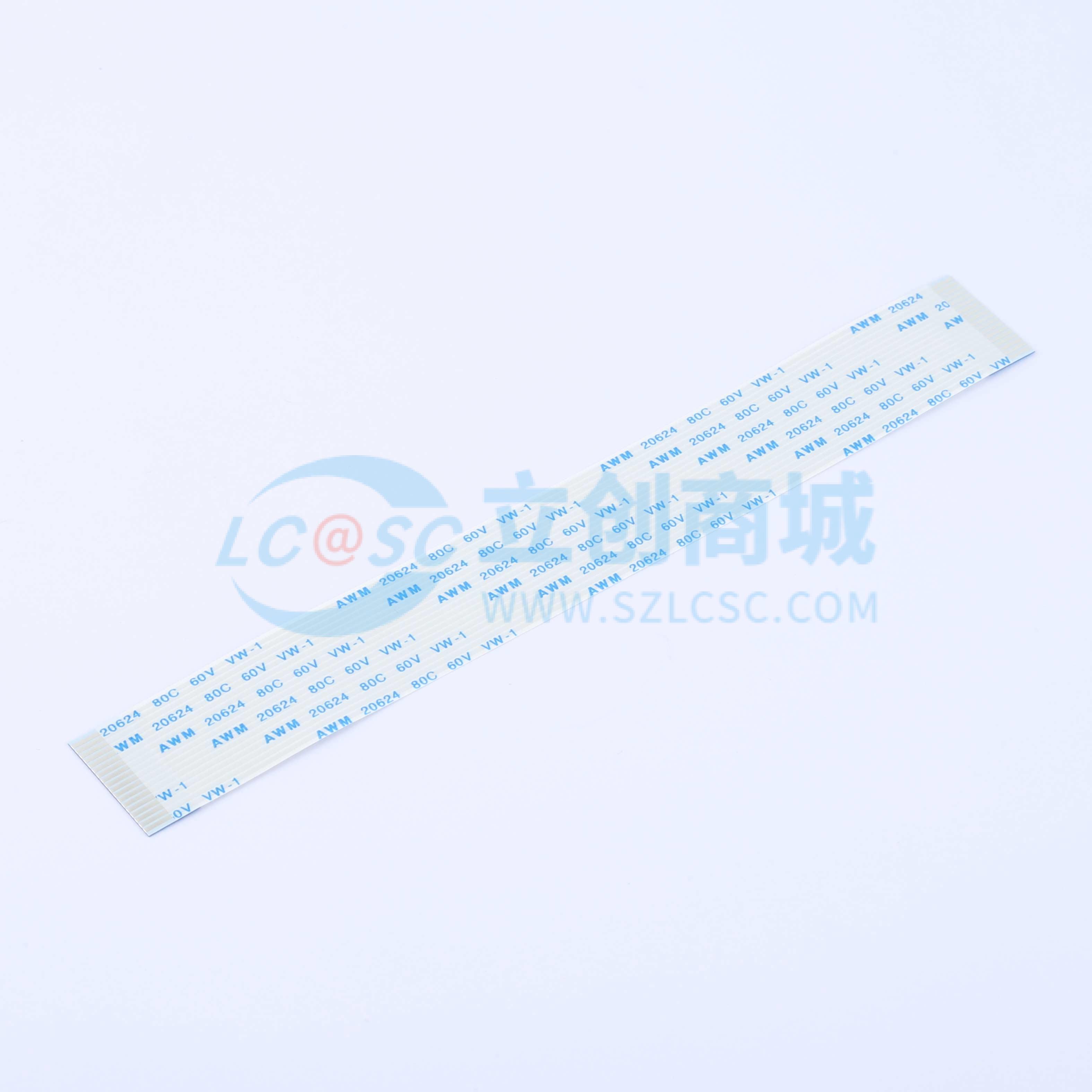 点击查看大图 FFC-1.0-18P-150mm实物图