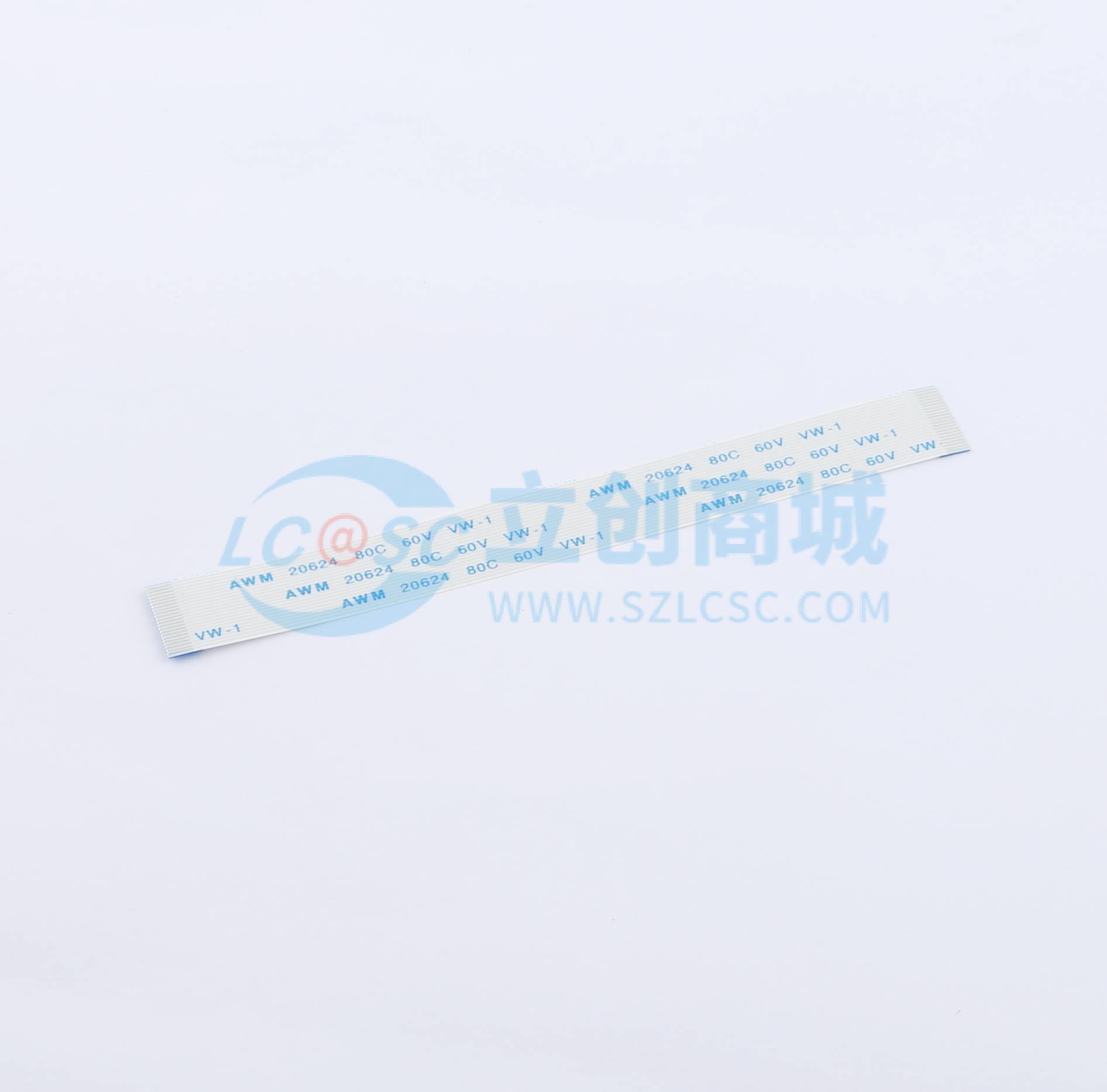 点击查看大图 FFC-0.5-22P-100mm实物图