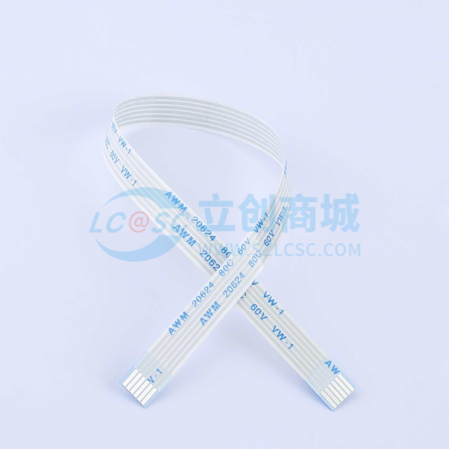 点击查看大图 FFC-1.0-6P-200mm实物图