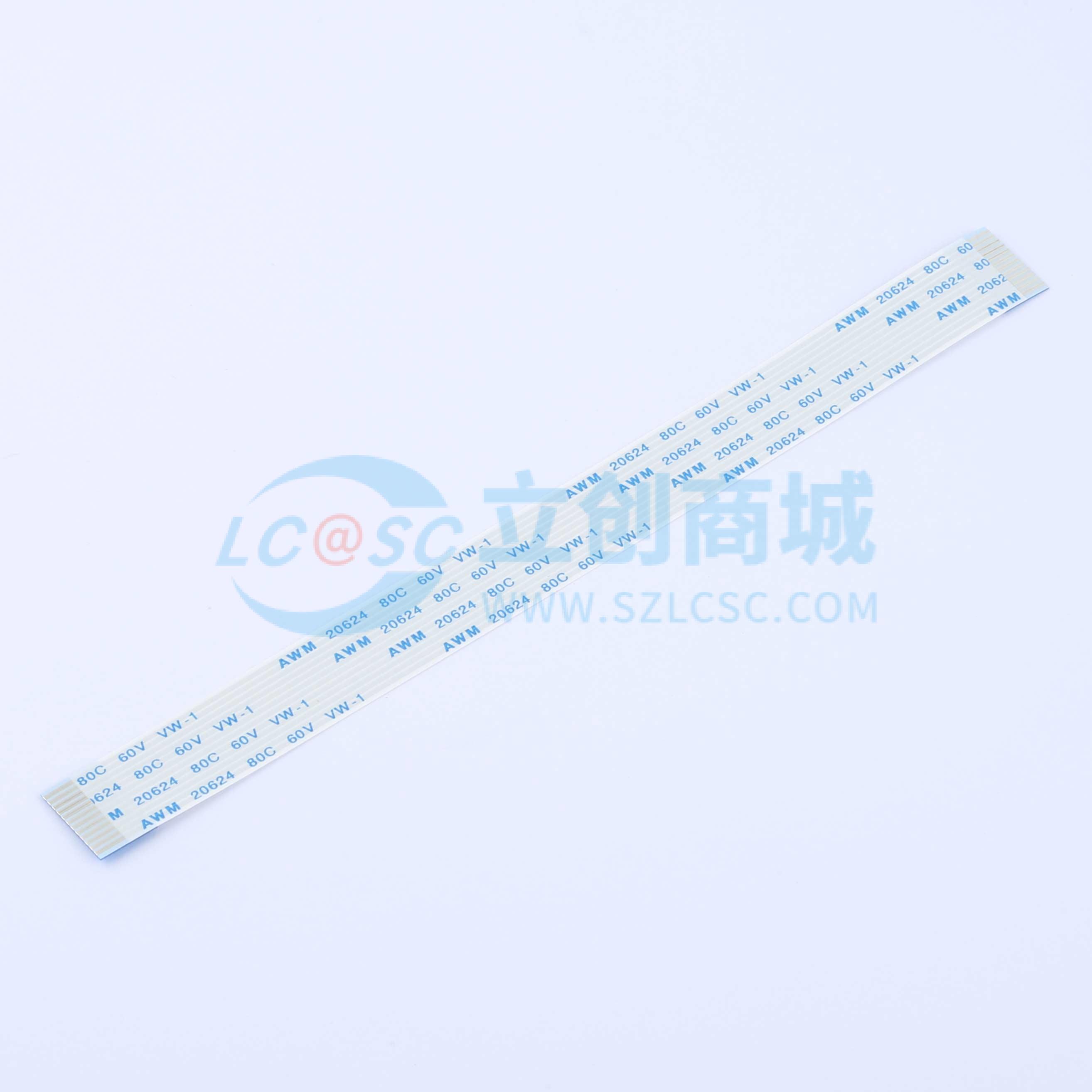 点击查看大图 FFC-1.0-12P-150mm实物图